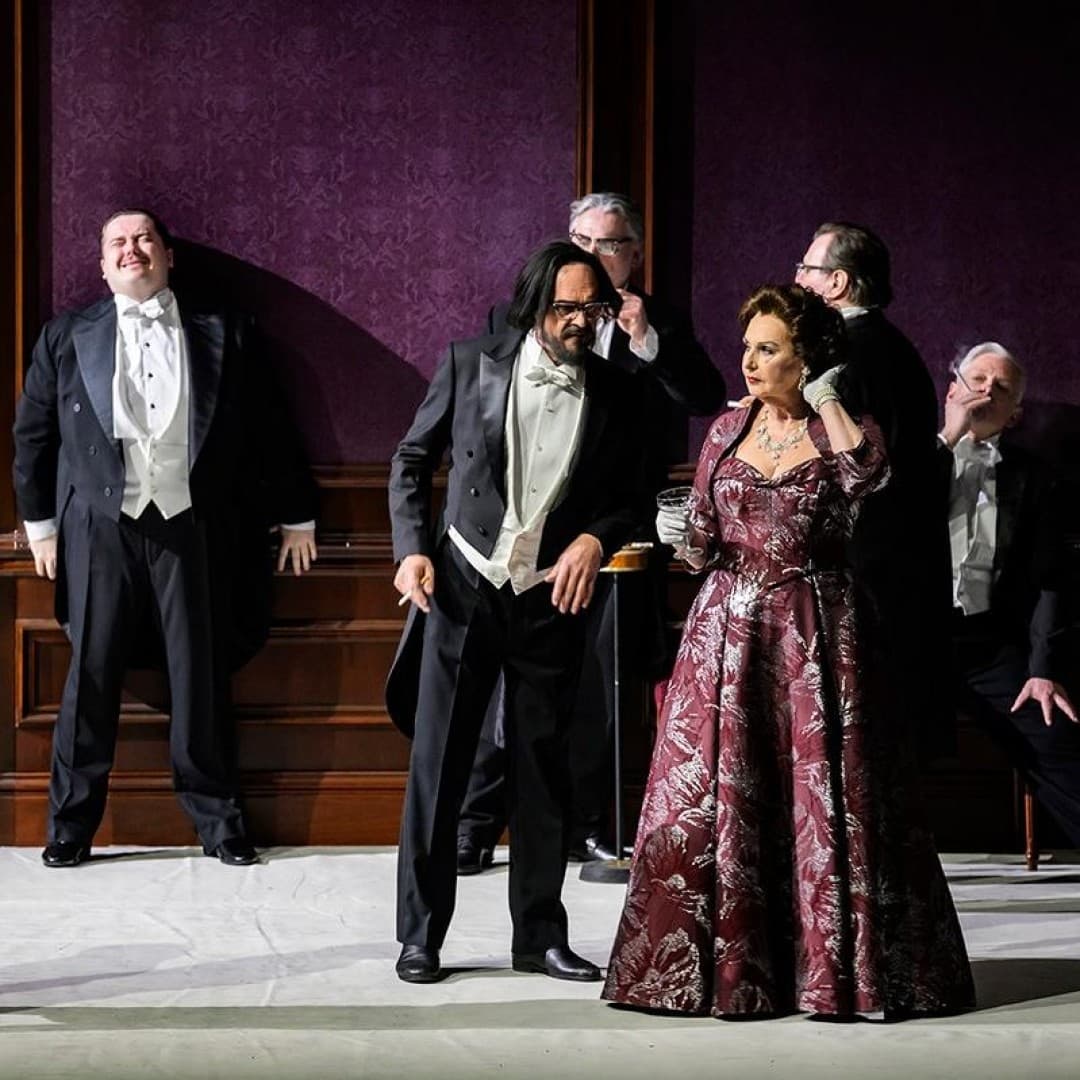 Heidi Stober as Zdenka, Daniel O'Hearn as Matteo, Doris Soffel as Adelaide, Thomas Johannes Mayer as Mandryka
Bettina Stöß