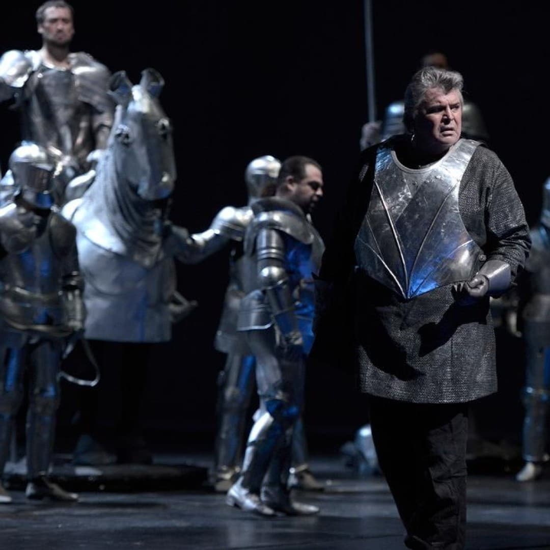 Ain Anger as Hermann, Markus Brück as Wolfram, Peter Seiffert as Tannhäuser
Bettina Stöß