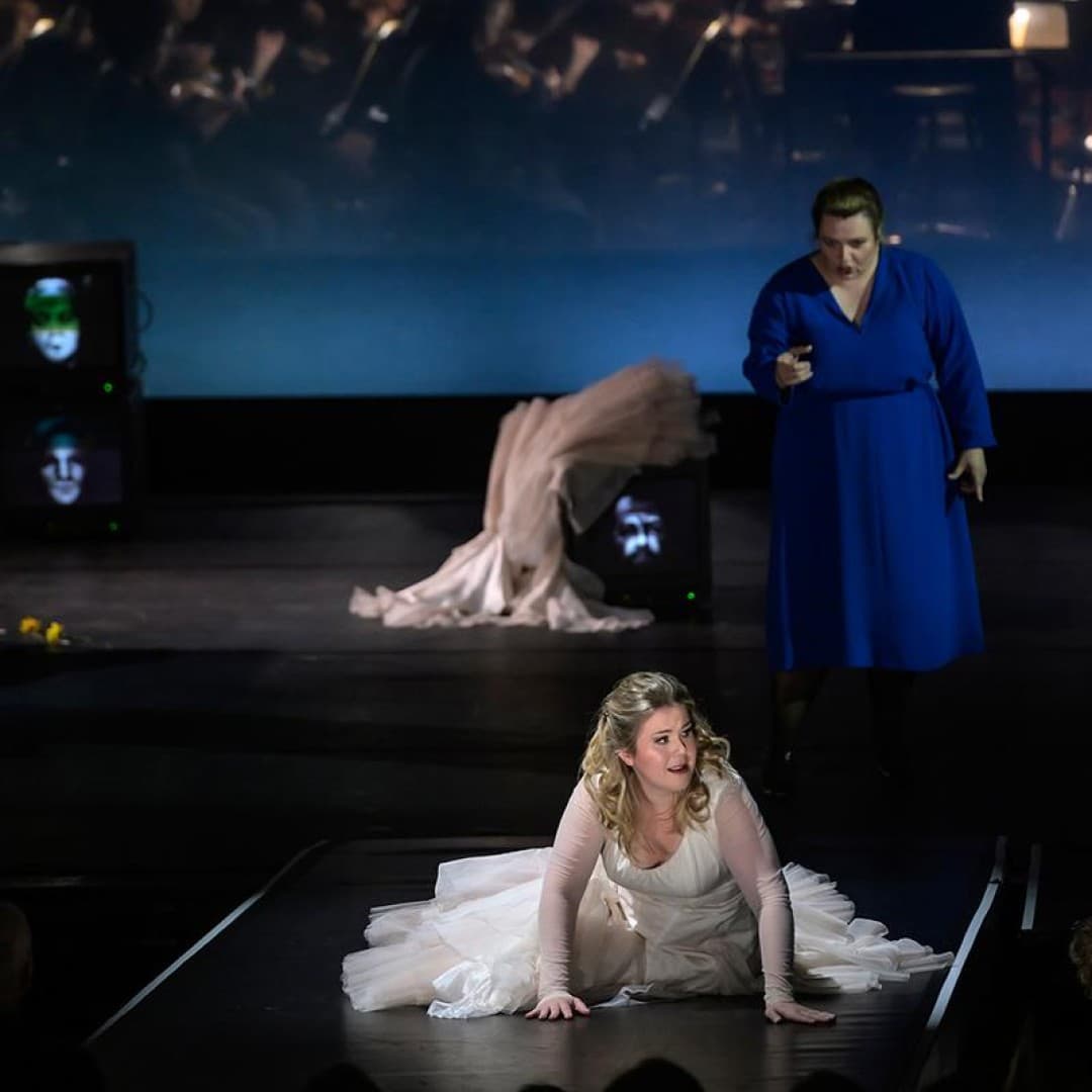 Judit Kutasi as Amneris, Christina Nilsson as Aida
Bettina Stöß