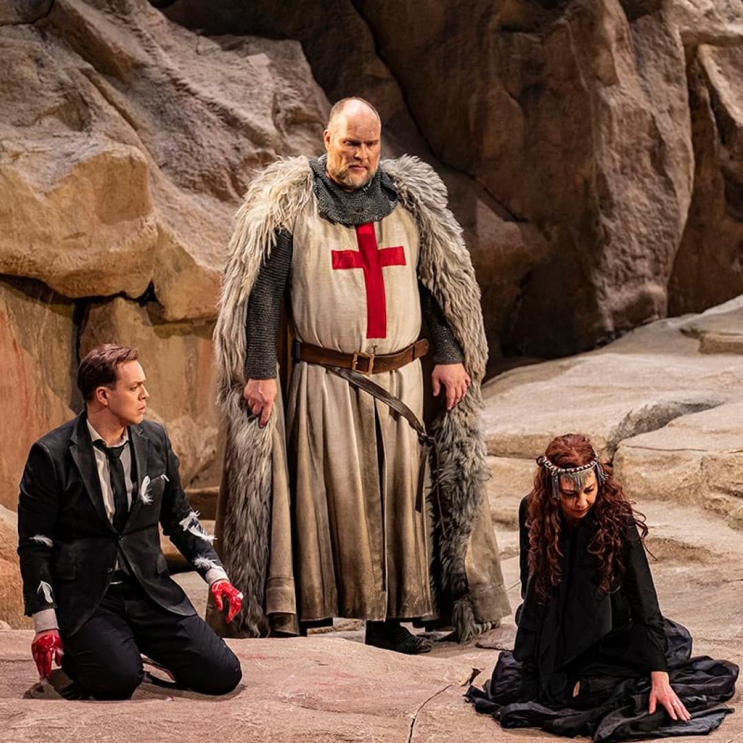 Thomas Blondelle as Parsifal, Stephen Milling as Gurnemanz, Marina Prudenskaya as Kundry
Bettina Stöß