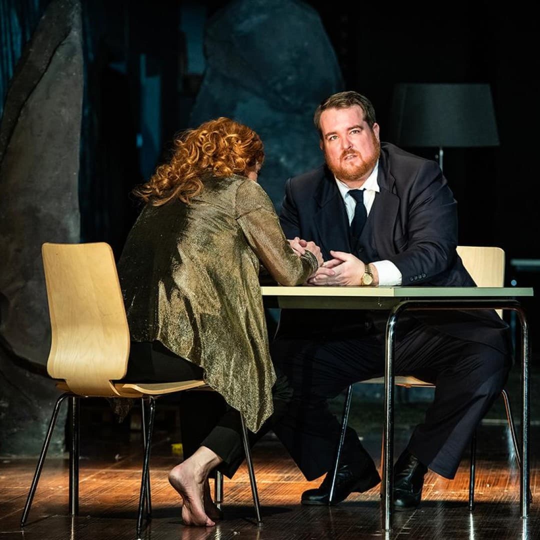 Clay Hilley as Tristan, Nina Stemme as Isolde
Bettina Stöß