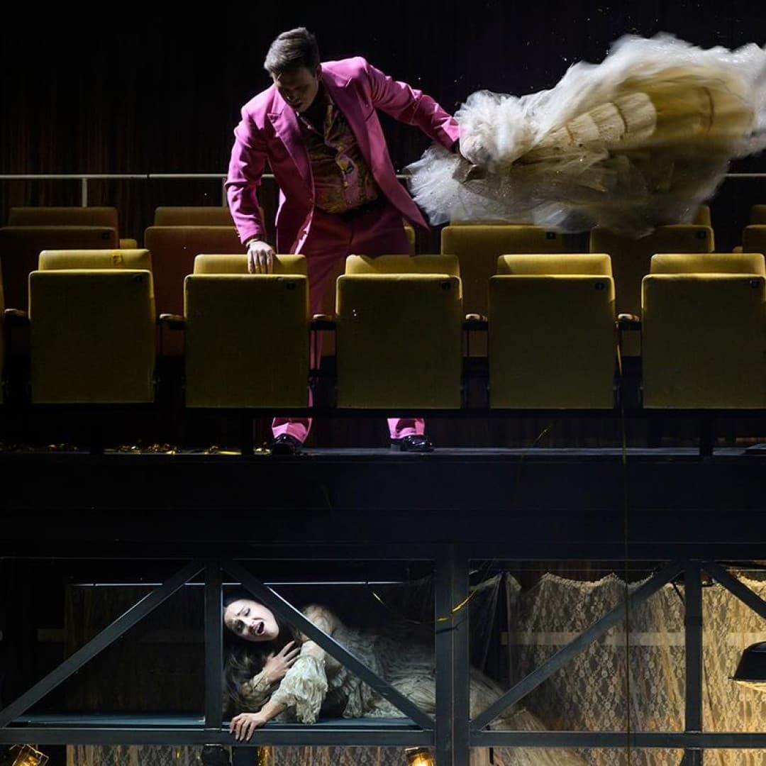 Andrei Danilov as the Duke, Julia Muzychenko as Gilda
Bettina Stöß
