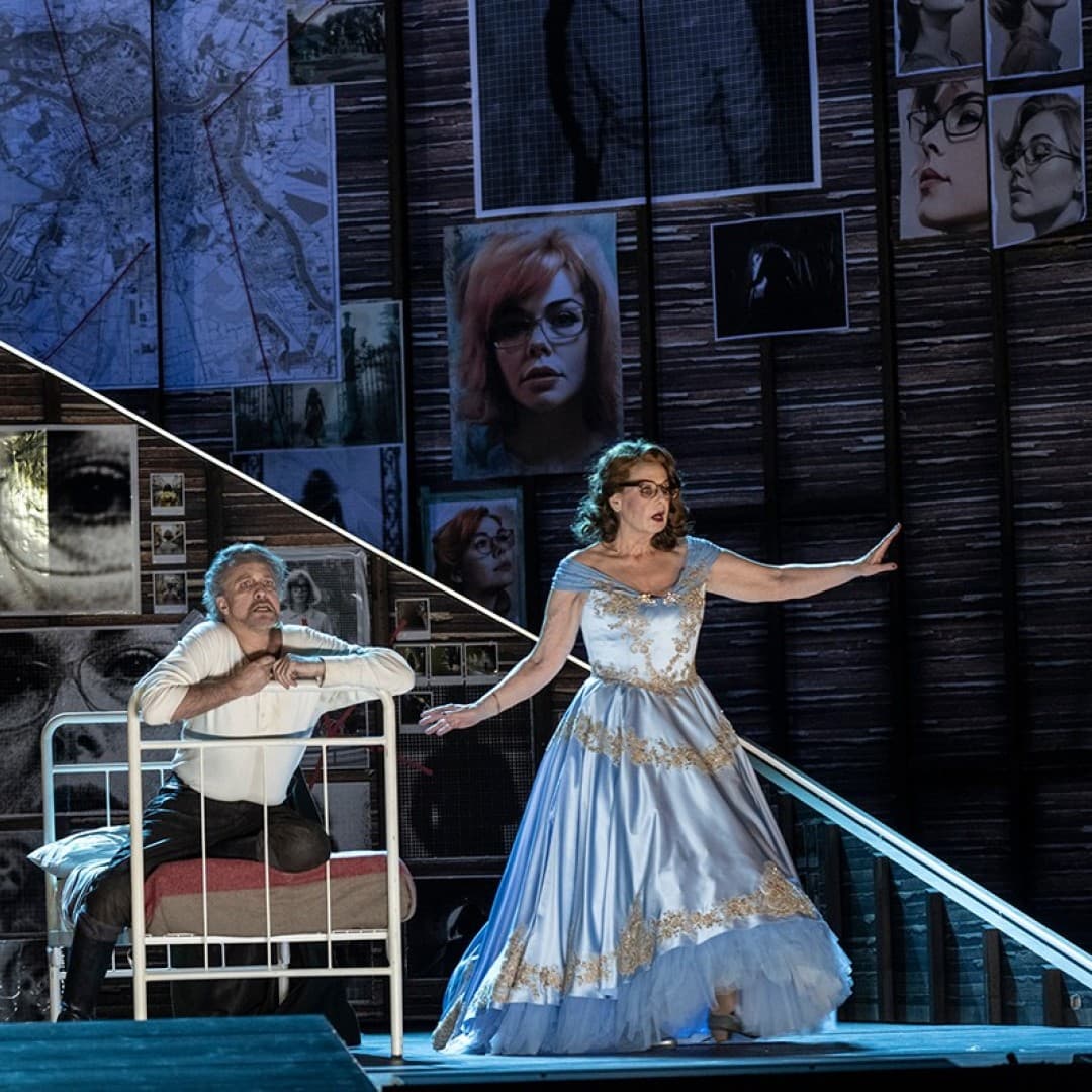 Martin Muehle as Hermann, Doris Soffel as Gräfin