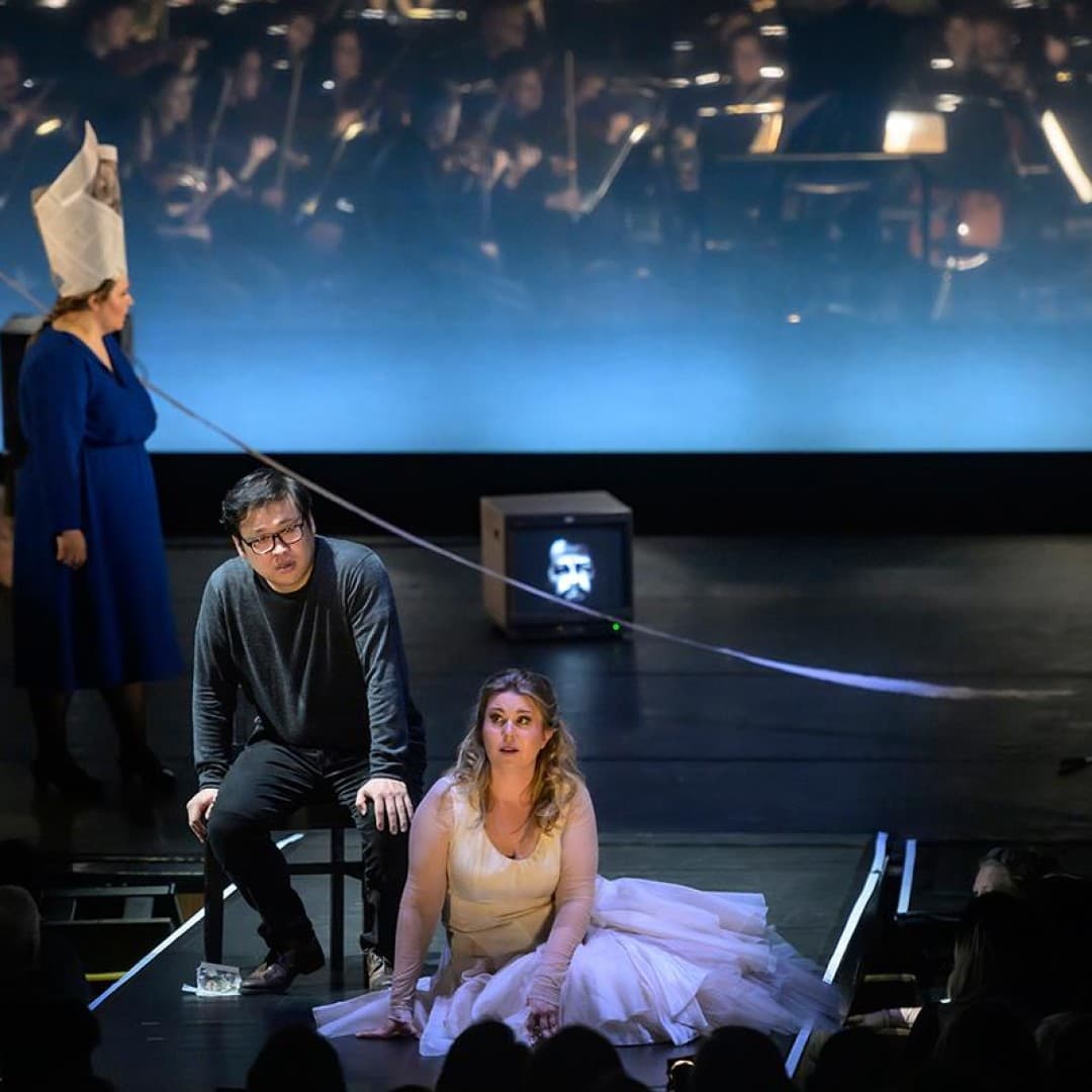 Judit Kutasi as Amneris, Christina Nilsson as Aida, SeokJong Baek as Radames
Bettina Stöß