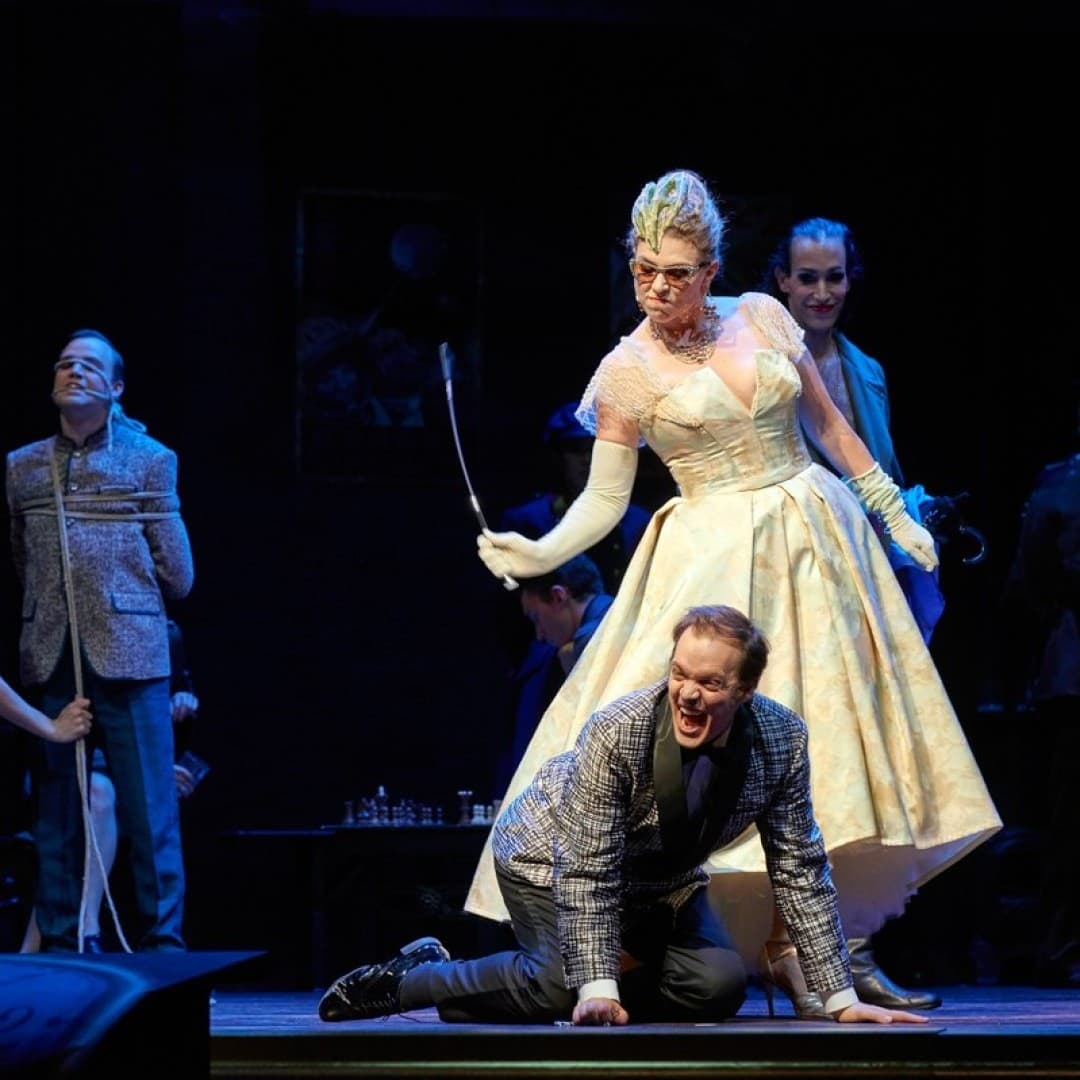 Thomas Blondelle as Gabriel von Eisenstein, Annette Dasch as Rosalinde et al.
Thomas M. Jauk