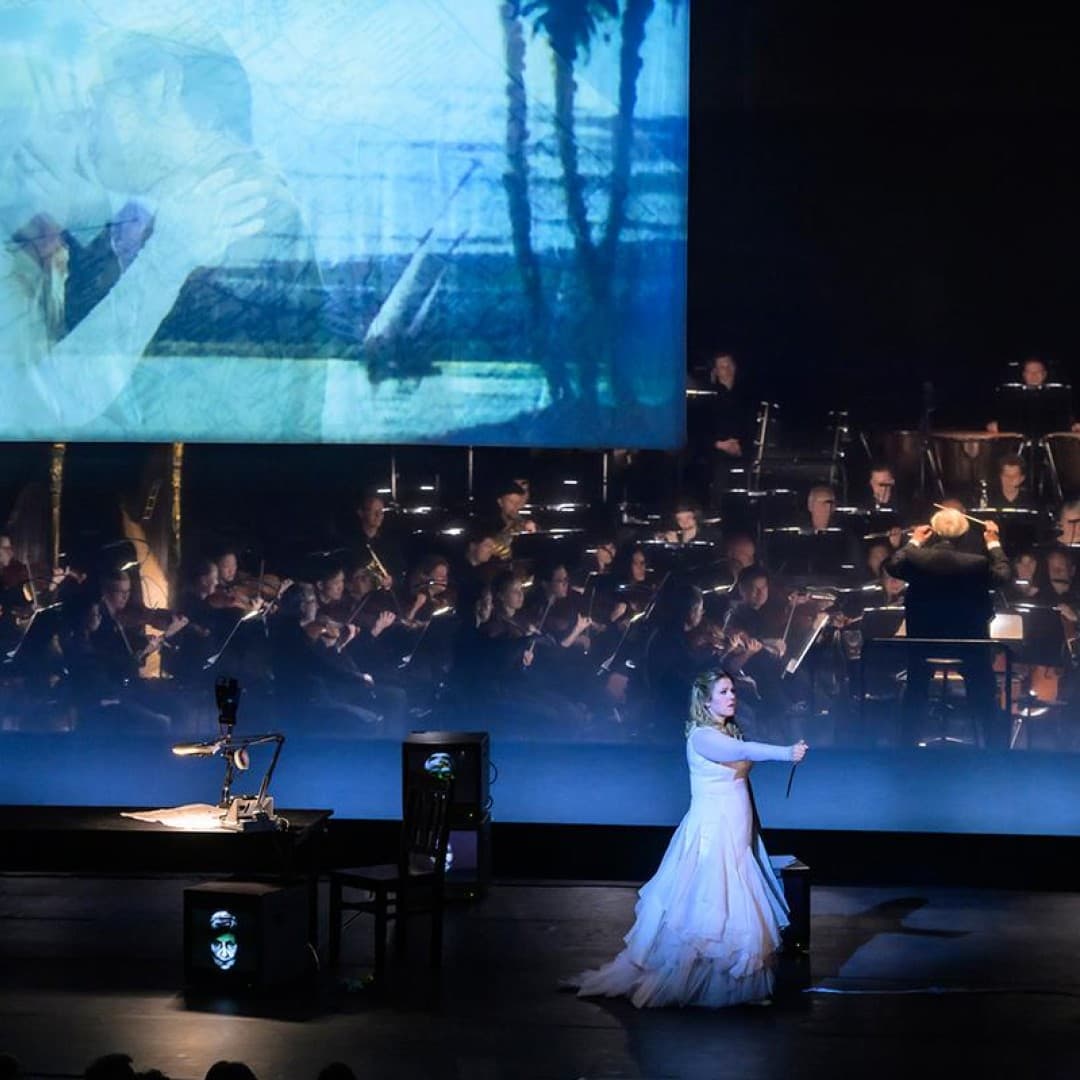 Christina Nilsson as Aida, SeokJong Baek as Radames
Bettina Stöß