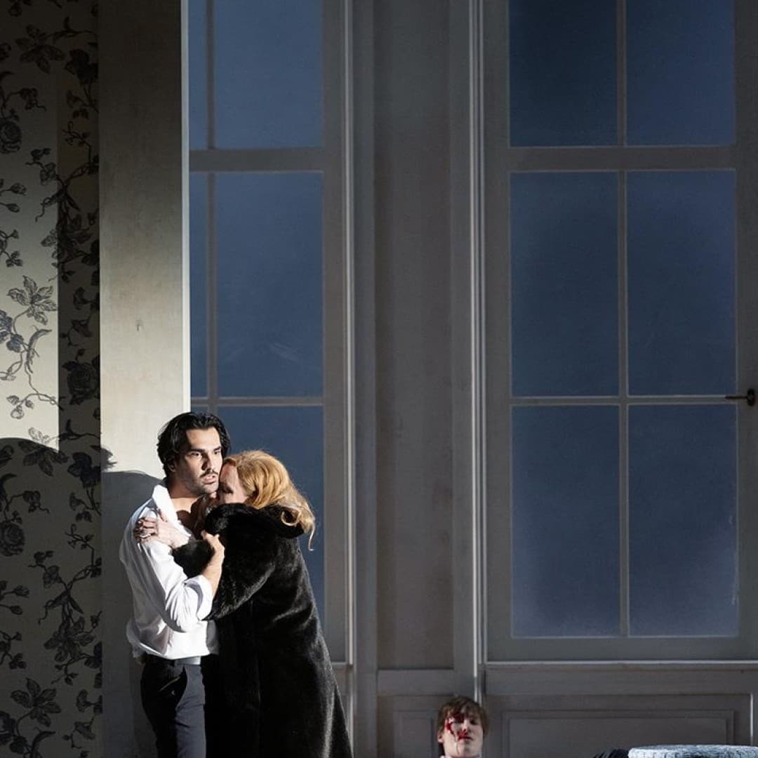 Jonathan Tetelman as Paolo il Bello, Sara Jakubiak as Francesca
Monika Rittershaus