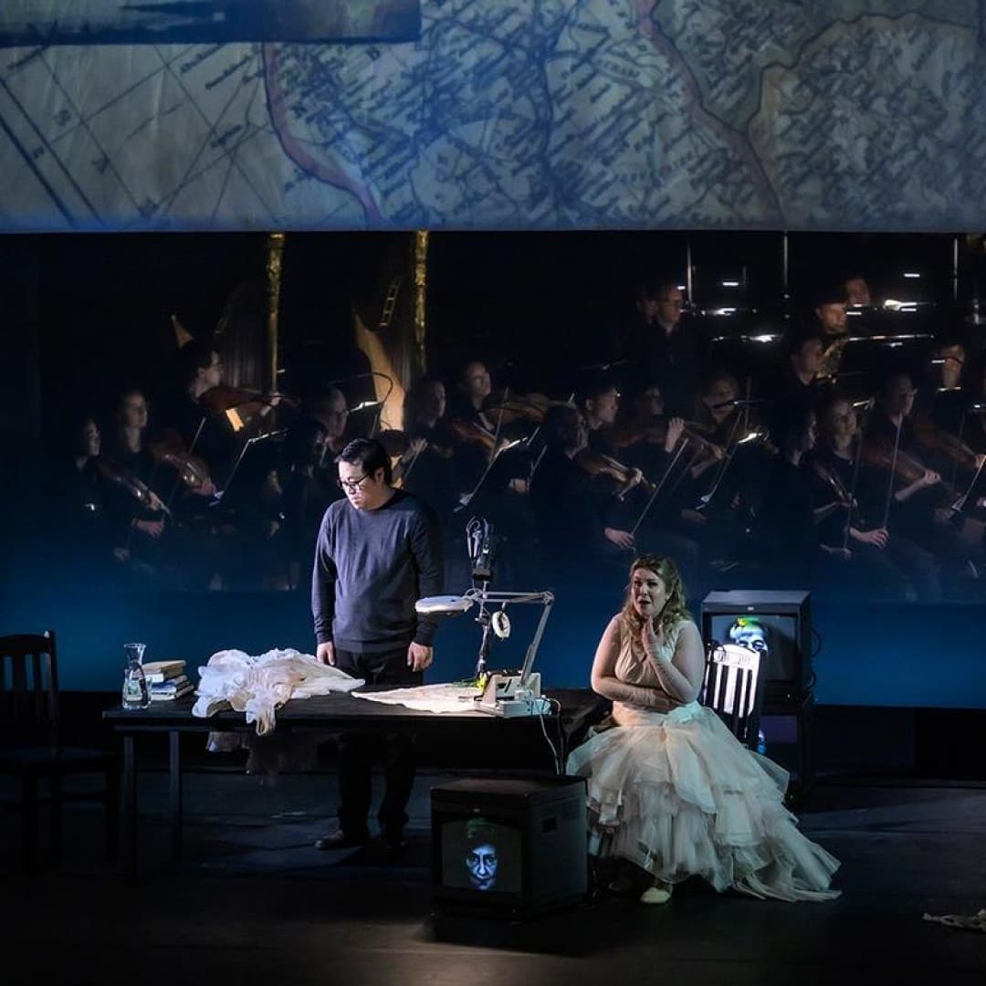 Christina Nilsson as Aida, SeokJong Baek as Radames
Bettina Stöß