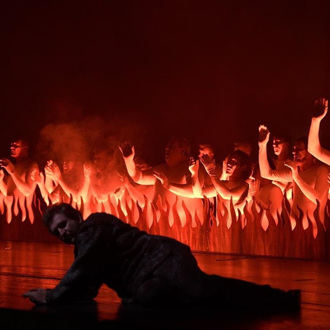 Andreas Schager as Tannhäuser, the chorus of the Deutsche Oper Berlin
Bettina Stöß
