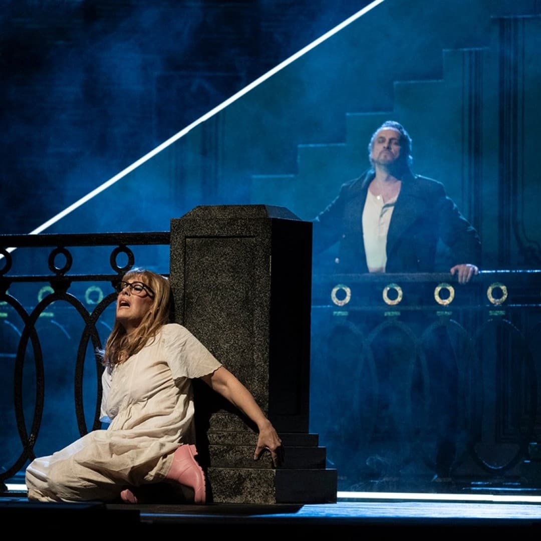 Martin Muehle as Hermann, Sondra Radvanovsky as Lisa
