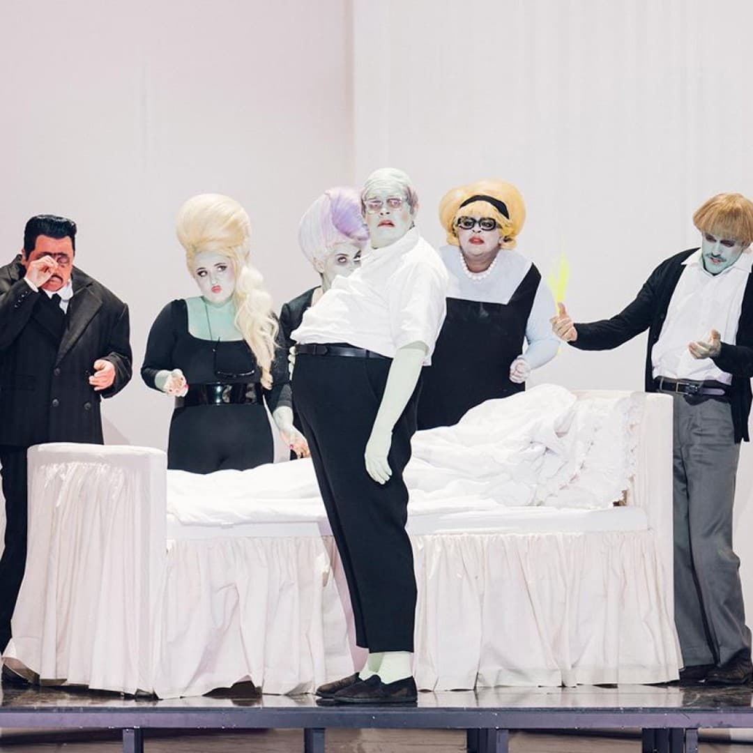 Burkhard Ulrich as Gherardo, Dean Murphy as Marco, Andrew Harris as Simone und Karola Pavone as Nella
Eike Walkenhorst