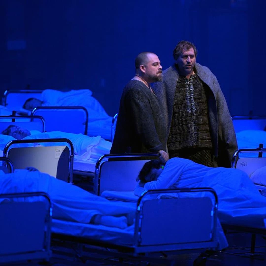 Markus Brück as Wolfram, Andreas Schager as Tannhäuser
Bettina Stöß