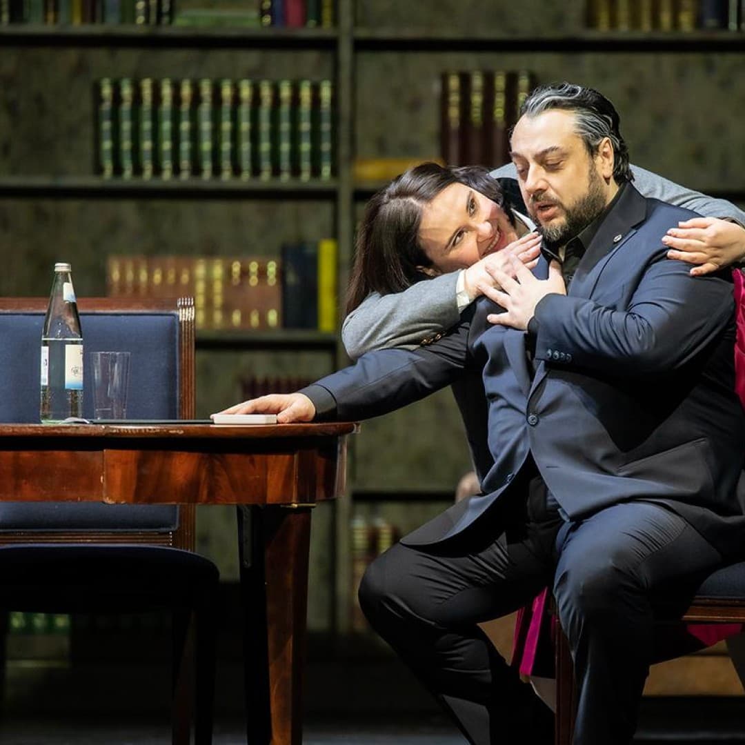 George Petean as Simon Boccanegra, Maria Motolygina as Maria / Amelia
Bettina Stöß