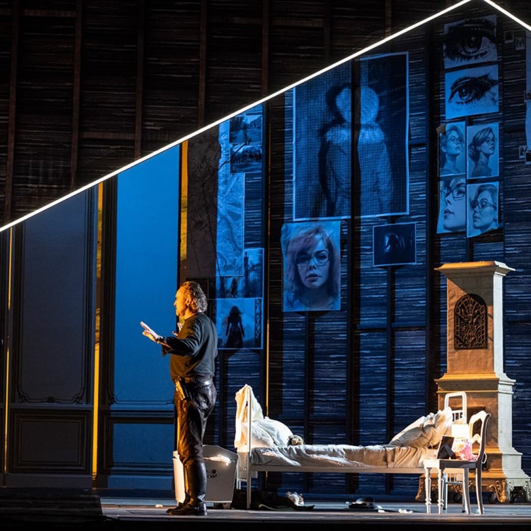 Martin Muehle as Hermann, Sondra Radvanovsky as Lisa
