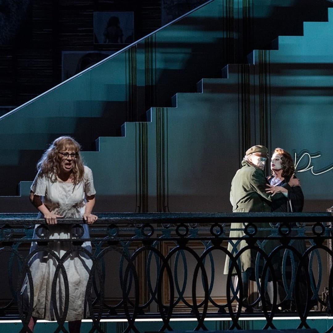 Martin Muehle as Hermann, Sondra Radvanovsky as Lisa, Doris Soffel as Countess