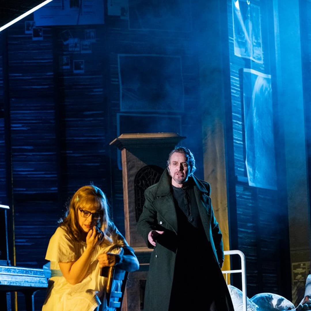 Martin Muehle as Hermann, Sondra Radvanovsky as Lisa
Marcus Lieberenz