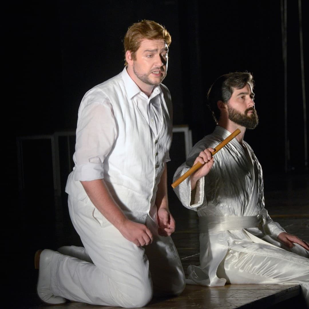 Attilio Glaser as Tamino, Seth Carico  as Sprecher
Bettina Stöß