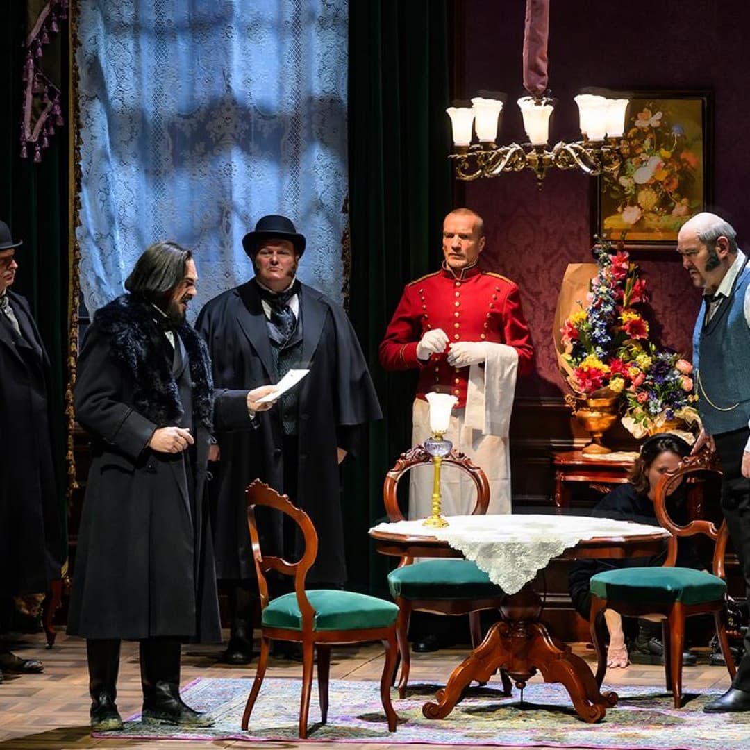Michael Jamak as Djura, Robert Hebenstreit as Jankel, Jörg Schörner as Welko, Thomas Johannes Mayer as Mandryka, Heiner Boßmeyer as A room steward, Albert Pesendorfer as Count Waldner
Bettina Stöß