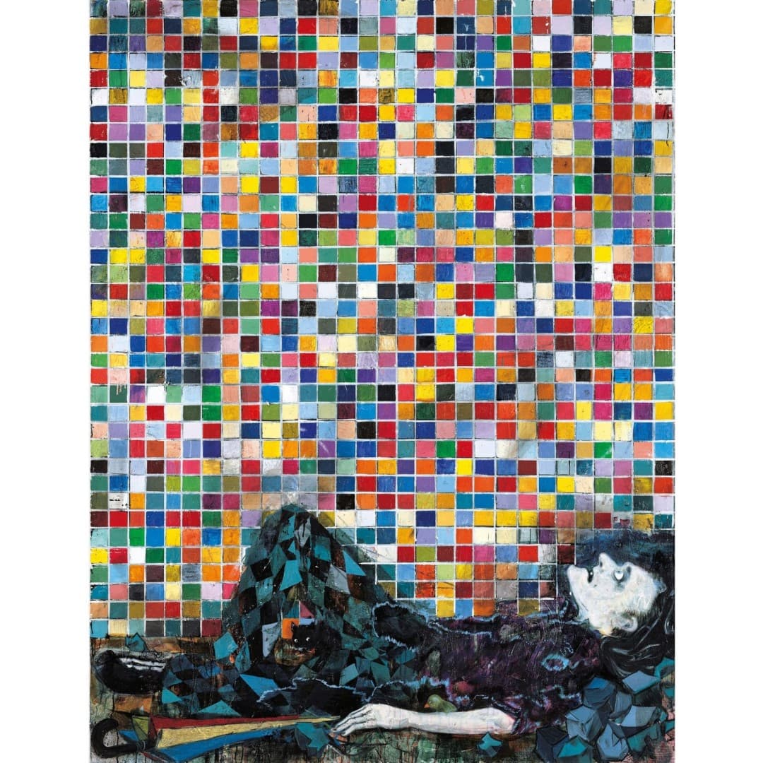 Daniel Richter – Ferbenlaare 2005 Öl auf Leinwand 218 x 168-cm