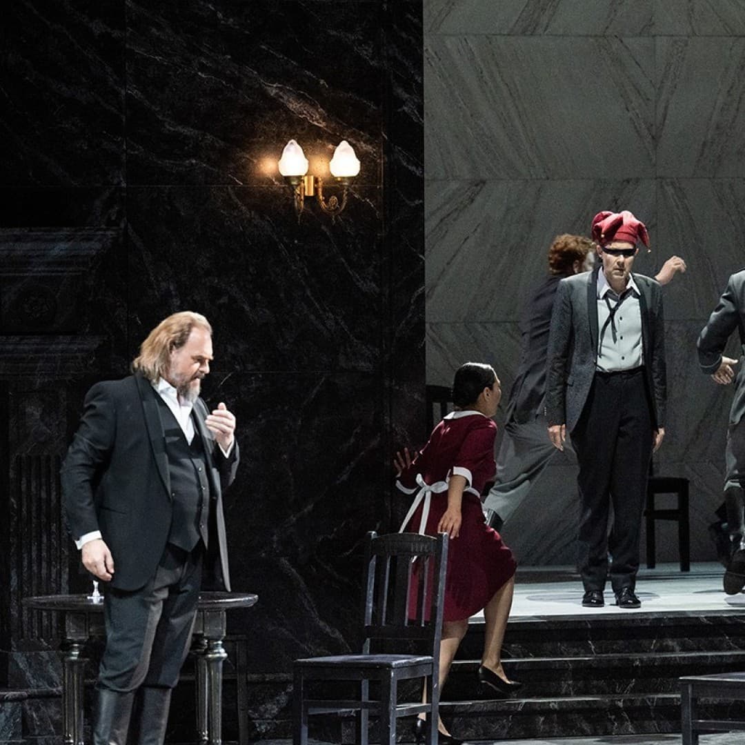 including Thomas Johannes Mayer as the bailiff, Michael Laurenz as the fool
Monika Rittershaus