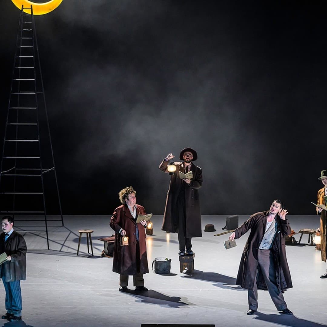 Patrick Guetti as Bottom, Jared Werlein as Quince, Kangyoon Shine Lee as Flute, Joel Allison as Snug, Jörg Schörner as Snout, Benjamin Dickerson as Starveling, Jami Reid-Quarrell as Puck
Bettina Stöß