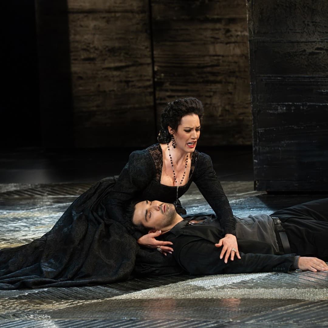 Federica Lombardi as Elisabeth of Valois, Jonathan Tetelman as Don Carlo
Marcus Lieberenz