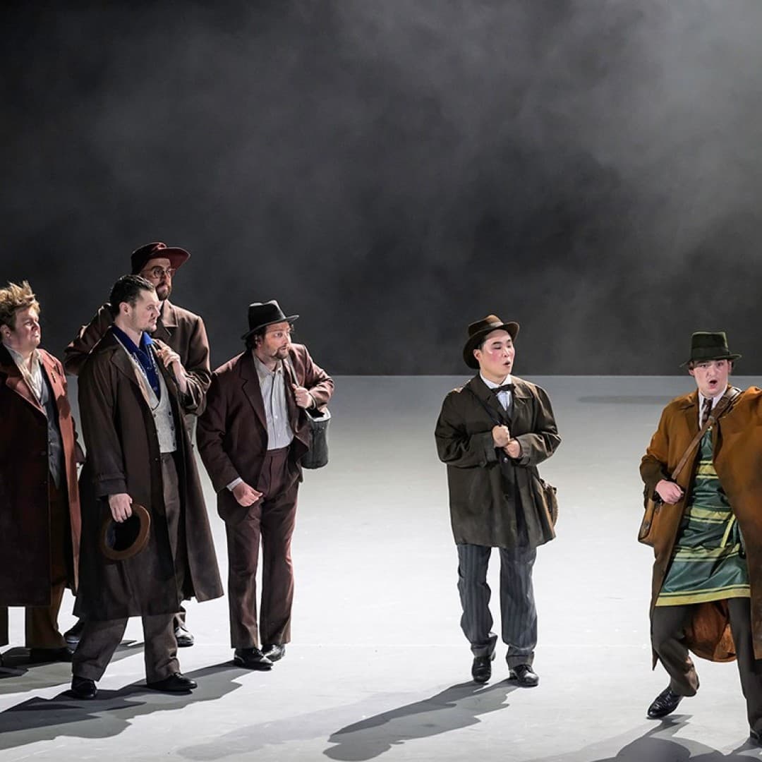 Patrick Guetti as Bottom, Jared Werlein as Quince, Kangyoon Shine Lee as Flute, Joel Allison as Snug, Jörg Schörner as Snout, Benjamin Dickerson as Starveling
Bettina Stöß
