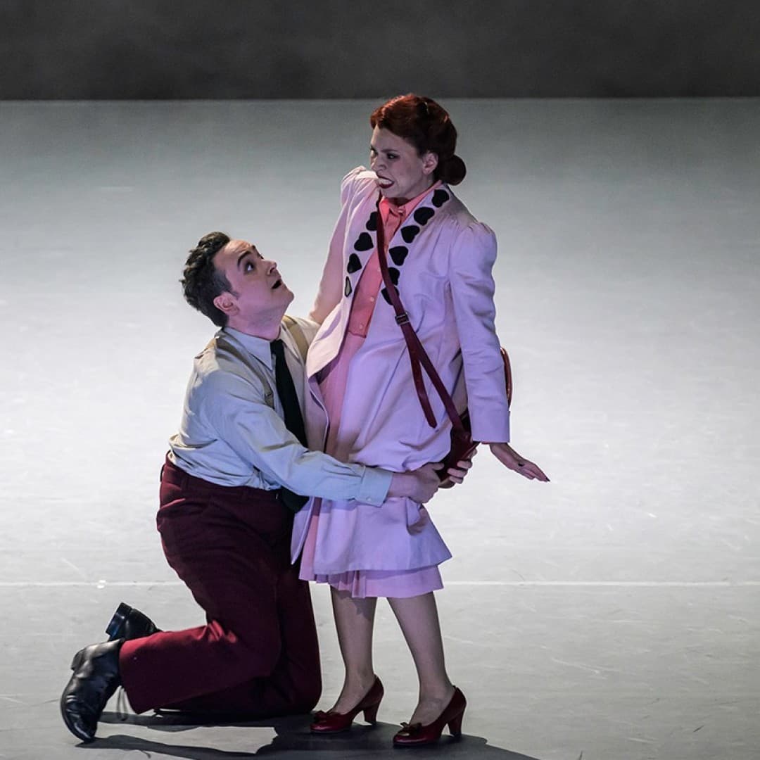 Thomas Cilluffo as Lysander, Maria Vasilevskaya as Helena
Bettina Stöß