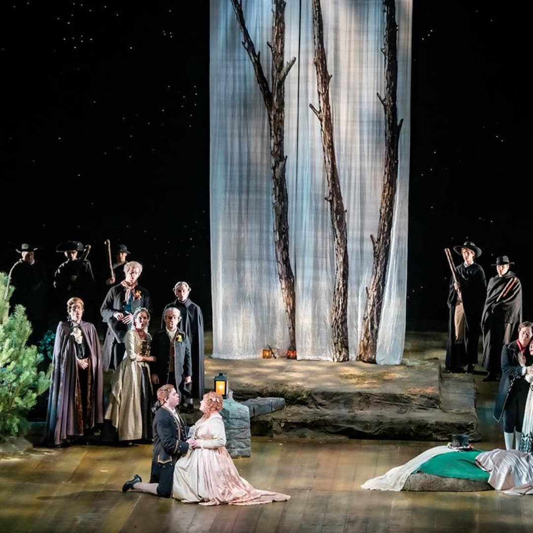 Ketevan Chuntishvili as Barbarina, Meechot Marrero as Cherubino, Patrick Guetti as Antonio, Ulrike Helzel as Marcellina, Padraic Rowan as Bartolo, Chance Jonas-O'Toole as Don Curzio, Burkhard Ulrich as Don Basilio, Maria Motolygina as Gräfin Almaviva, Thomas Lehman as Graf Almaviva, Lilit Davtyan as Susanna, Byung Gil Kim as Figaro
Bettina Stöß