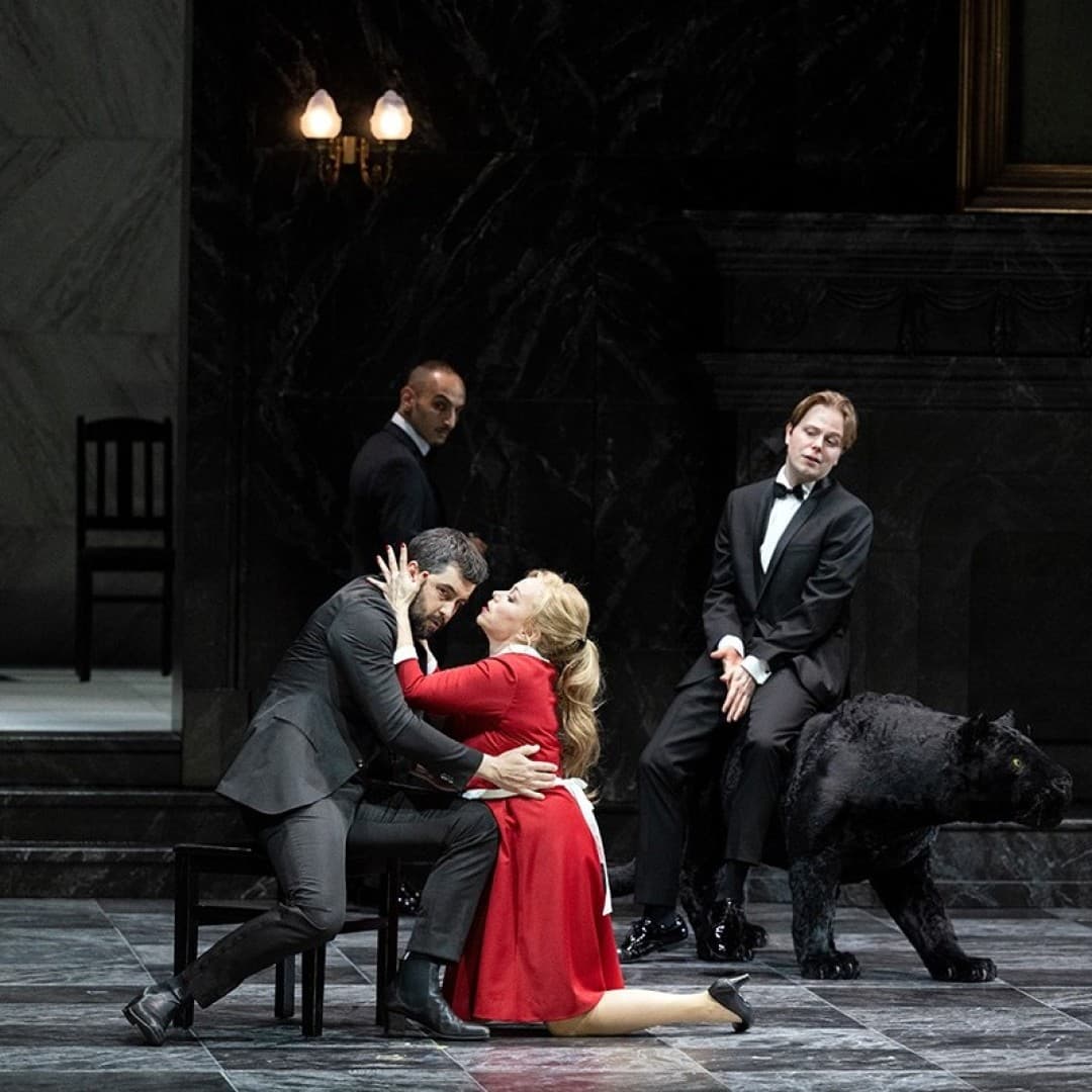 including Seth Carico as The Squire, Elisabet Strid as Els
Monika Rittershaus