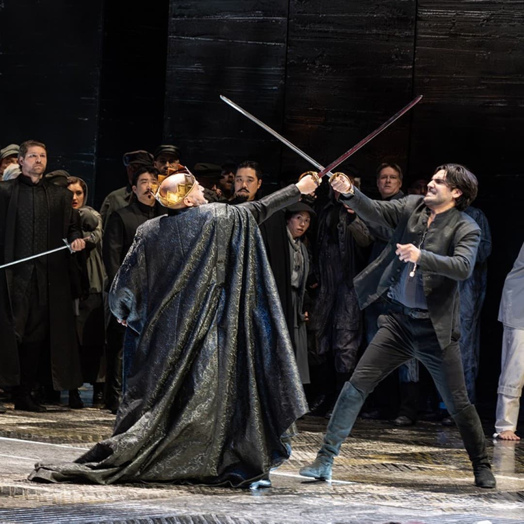 Alex Esposito as Philip II, Jonathan Tetelman as Don Carlo
Marcus Lieberenz