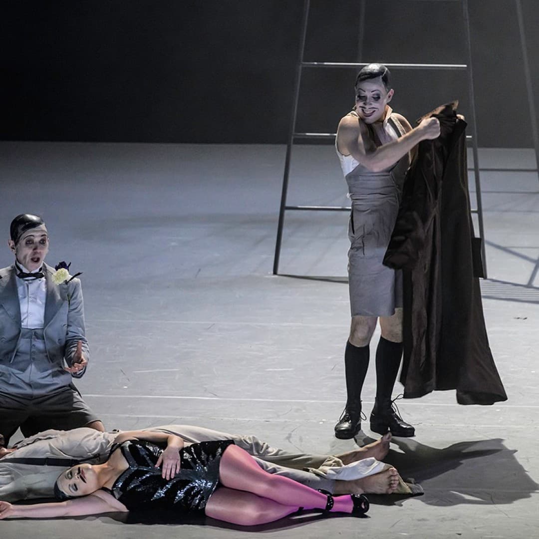 Iestyn Davies as Oberon, Alexandra Oomens as Tytania, Jami Reid-Quarrell as Puck, Patrick Guetti as Bottom
Bettina Stöß