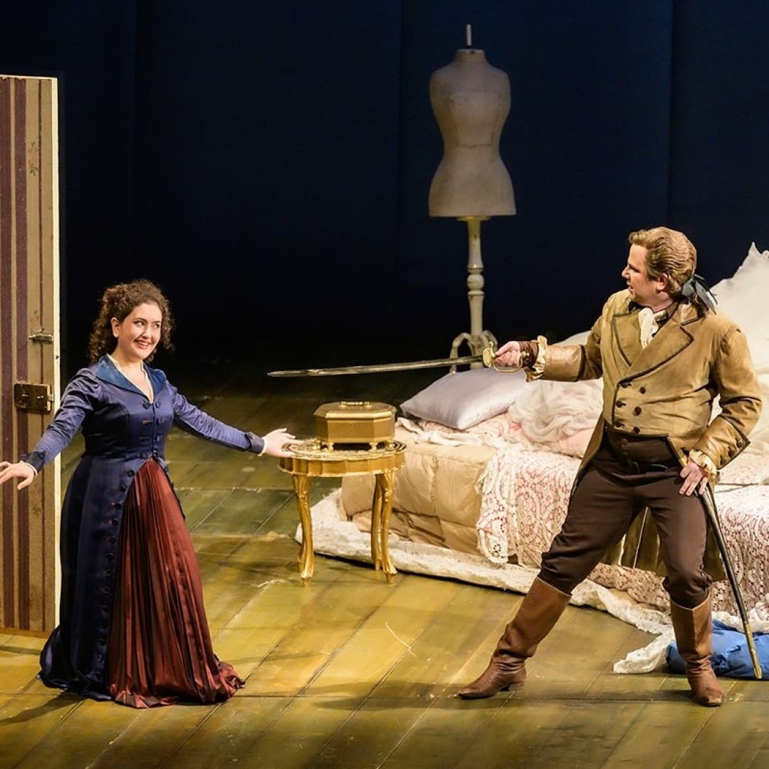 Lilit Davtyan as Susanna, Thomas Lehman as Graf Almaviva
Bettina Stöß