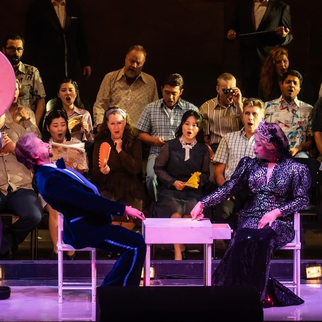 Joel Allison as Ping, Gideon Poppe as Pang, Ya-Chung Huang as Pong
Bettina Stöß