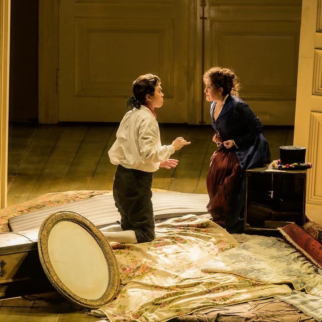 Byung Gil Kim as Figaro, Lilit Davtyan as Susanna
Bettina Stöß