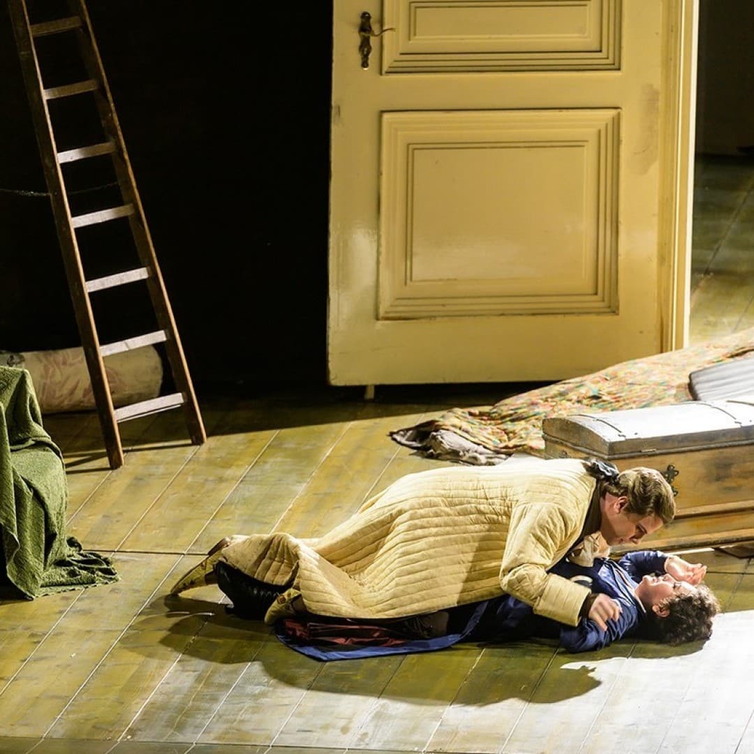 Meechot Marrero as Cherubino, Thomas Lehman as Graf Almaviva, Lilit Davtyan as Susanna
Bettina Stöß