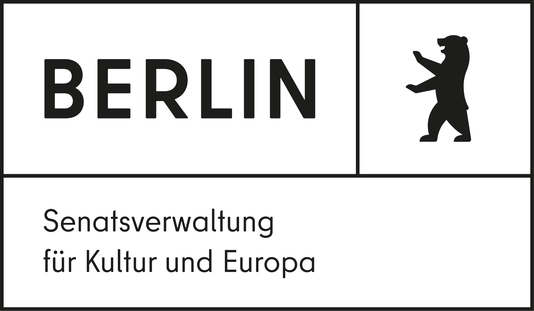 Berlin Senatsverwaltung für Kultur und Europa Logo